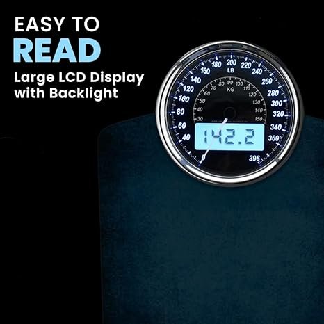 Highly Advance 2-in-1 Digital & Analog Weighing Scale Blue