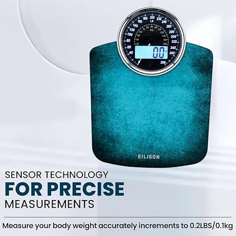 Highly Advance 2-in-1 Digital & Analog Weighing Scale Blue