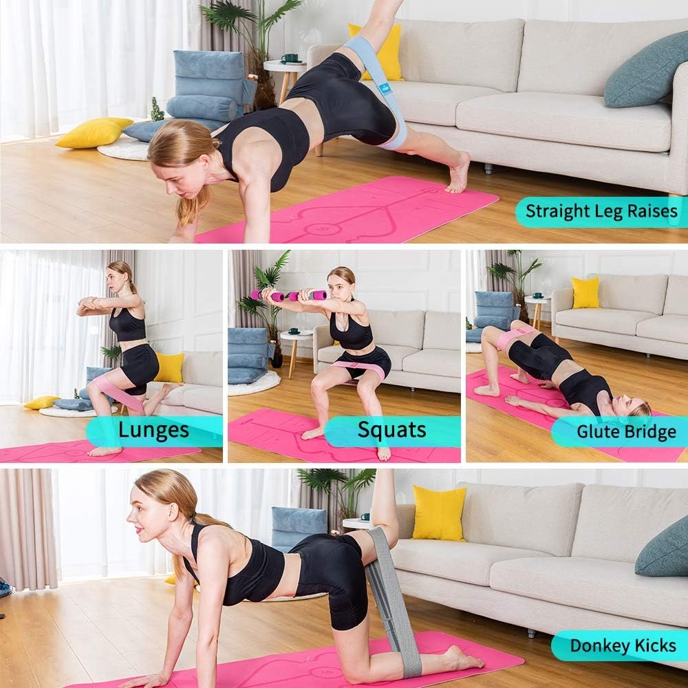 EILISON GLAMFIT Booty Resistance Bands for Women