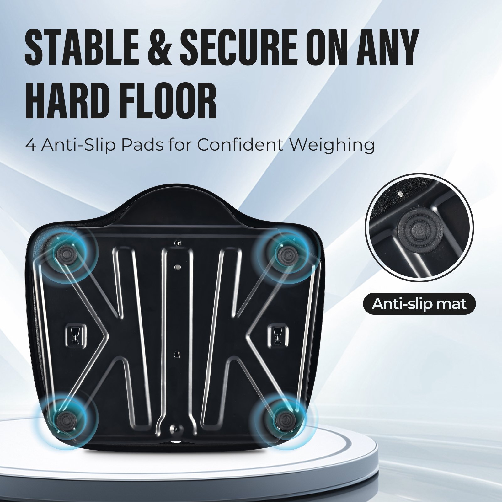 EILISON Mechanical Bathroom Scale for Home Use, Easy Read Analog Weight Scale with Large Display